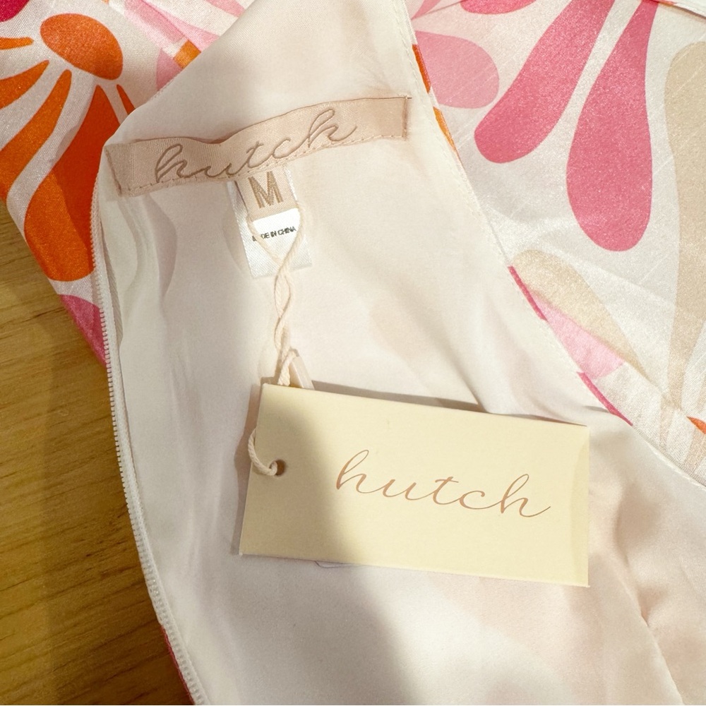 Hutch‎ | NWT Jones Halter Mini Dress, Mod Psychedelic Retro 70's Vibes Sz. M - Picture 6 of 12